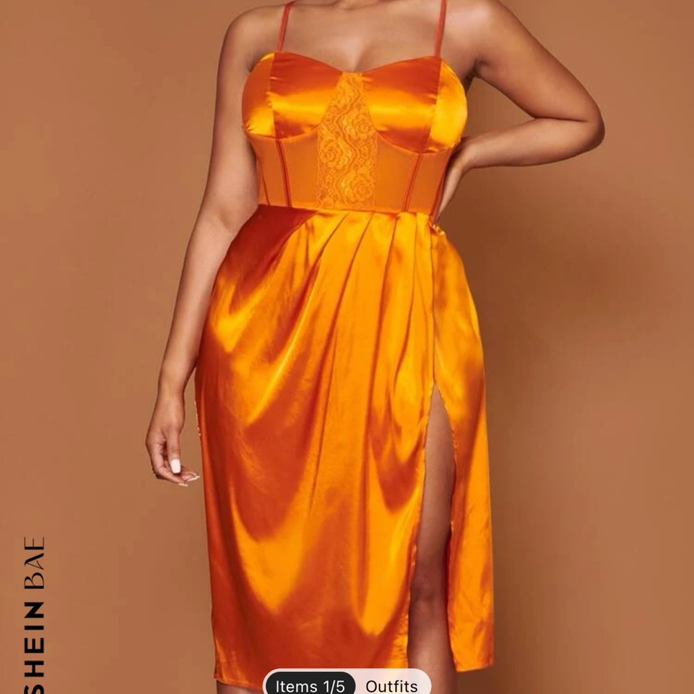 Orange dress